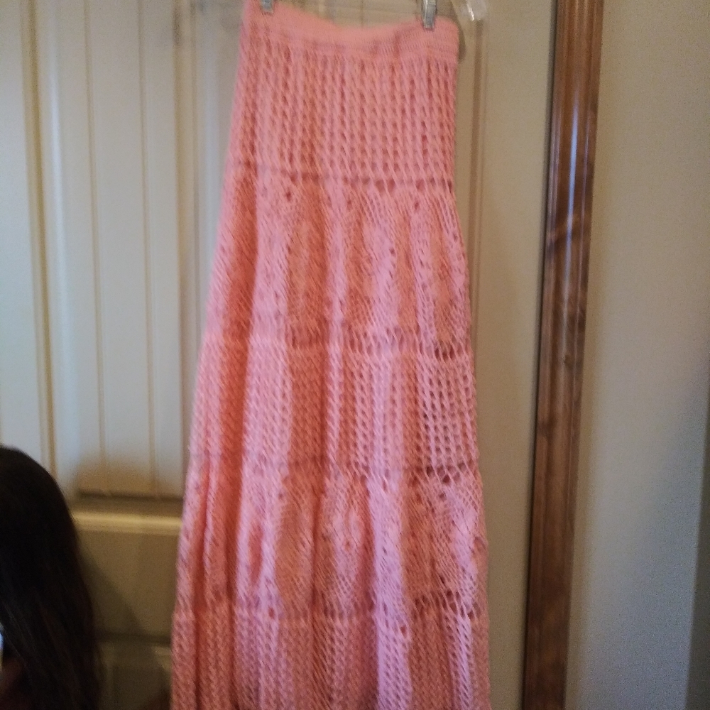 Boston proper crochet skirt